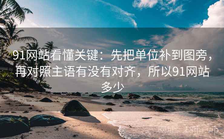 91网站看懂关键：先把单位补到图旁，再对照主语有没有对齐，所以91网站多少